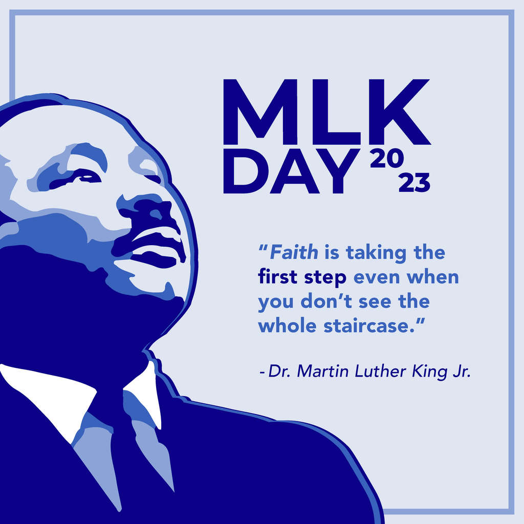 Dr. Martin Luther King graphic design post