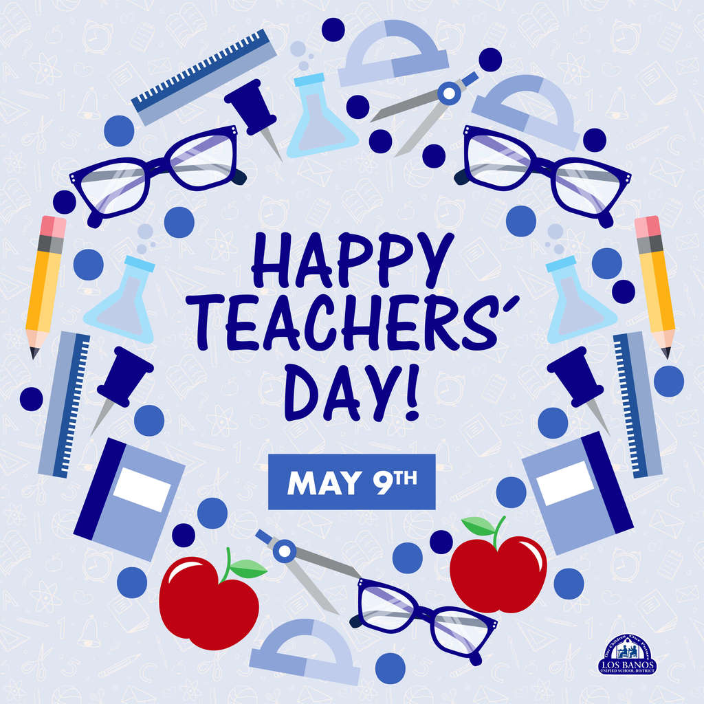 National Teachers' Day graphic design post.